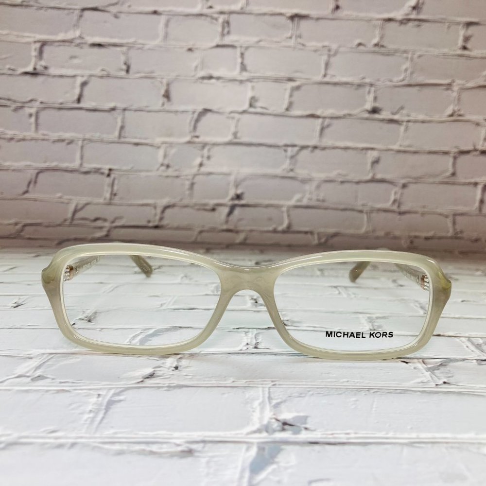 Michael Kors Rectangle Gray Eyeglass Frames Nwot - image 2